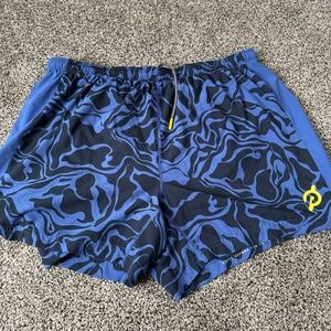 Fourlaps x Peloton - 5in Lined Shorts - Men's XL - Blue